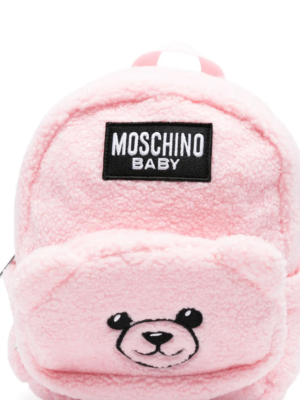 Moschino Kids Rugzak met teddybeer Roze