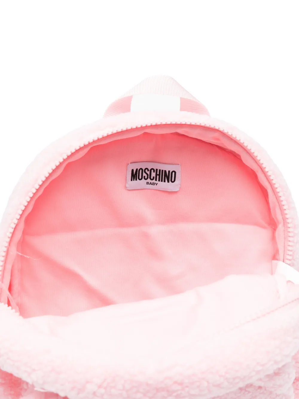 Moschino Kids Rugzak met teddybeer Roze