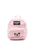 Moschino Kids teddy-face backpack - Pink