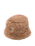 Moncler Teddy bucket hat - Brown