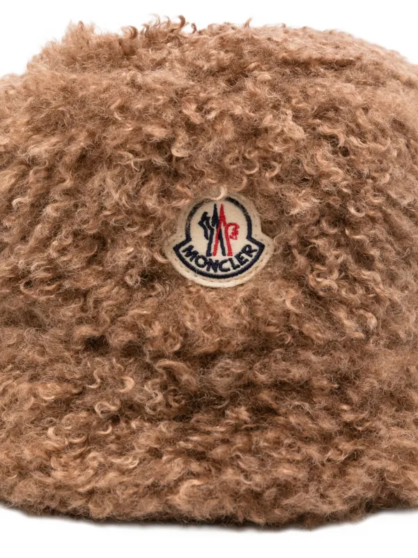 Moncler テディベア バケットハット | ブラウン | FARFETCH JP