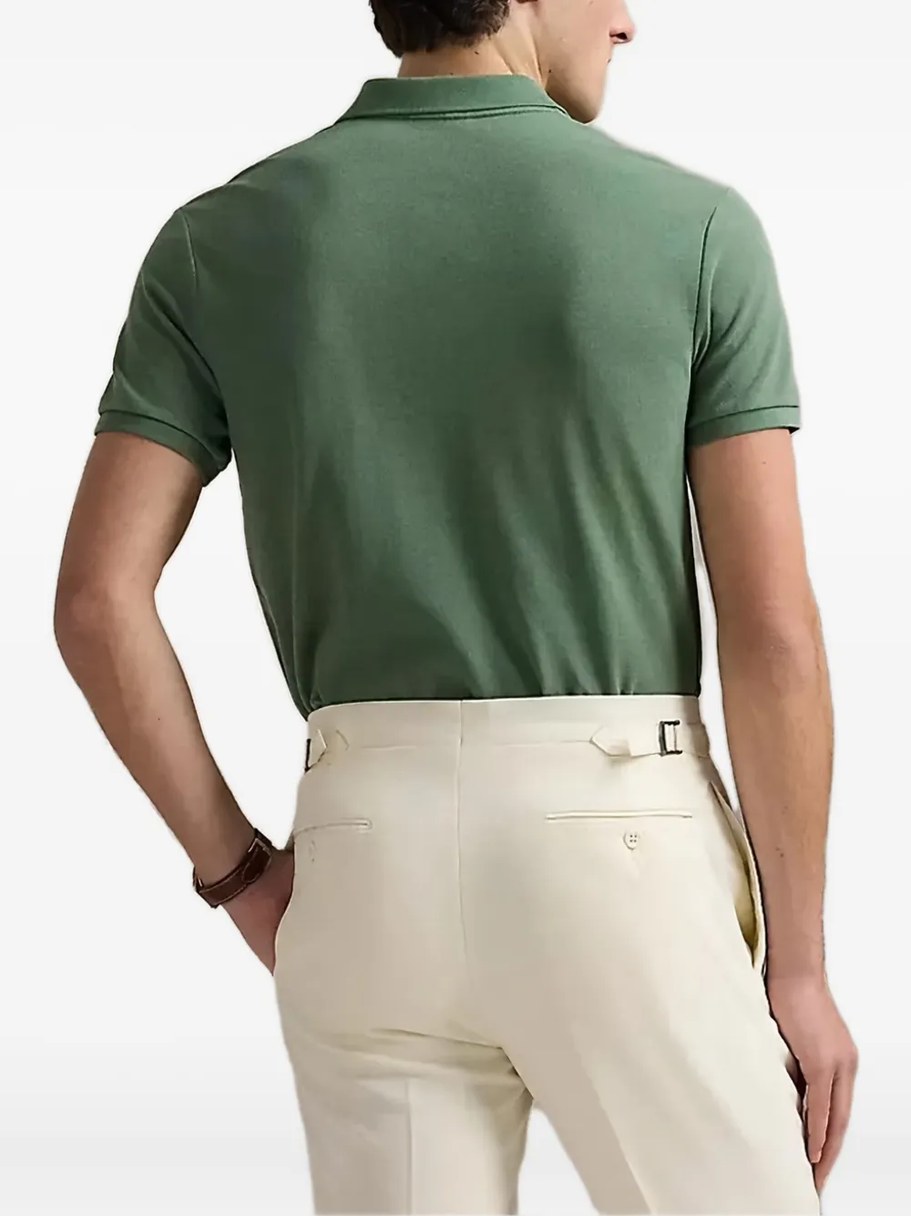 Polo Ralph Lauren embroidered-logo polo shirt Groen