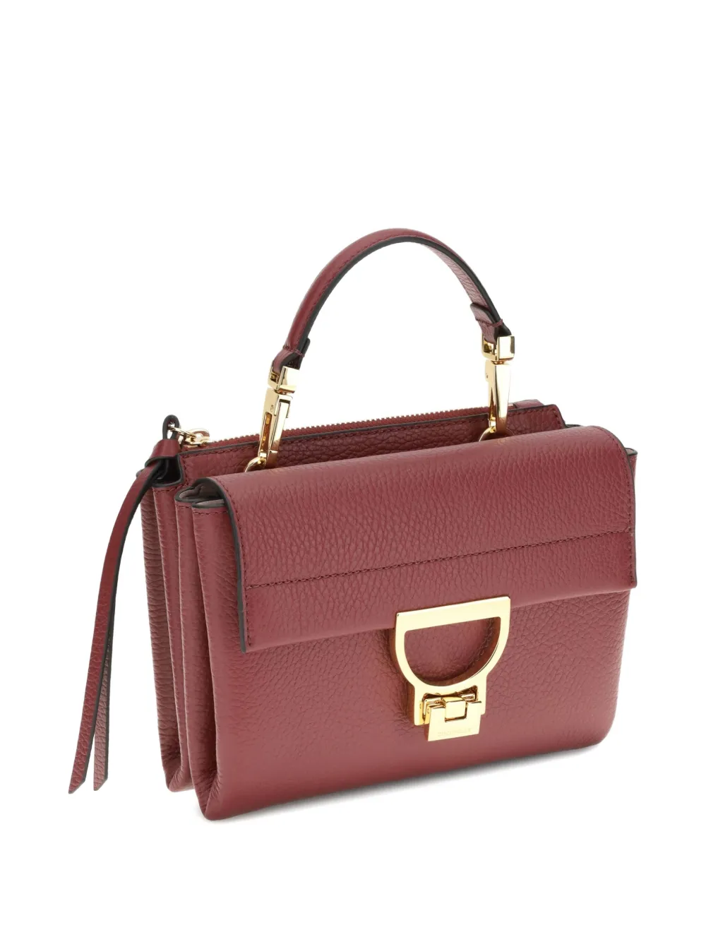 Coccinelle small Arlettis leather tote bag - Rood