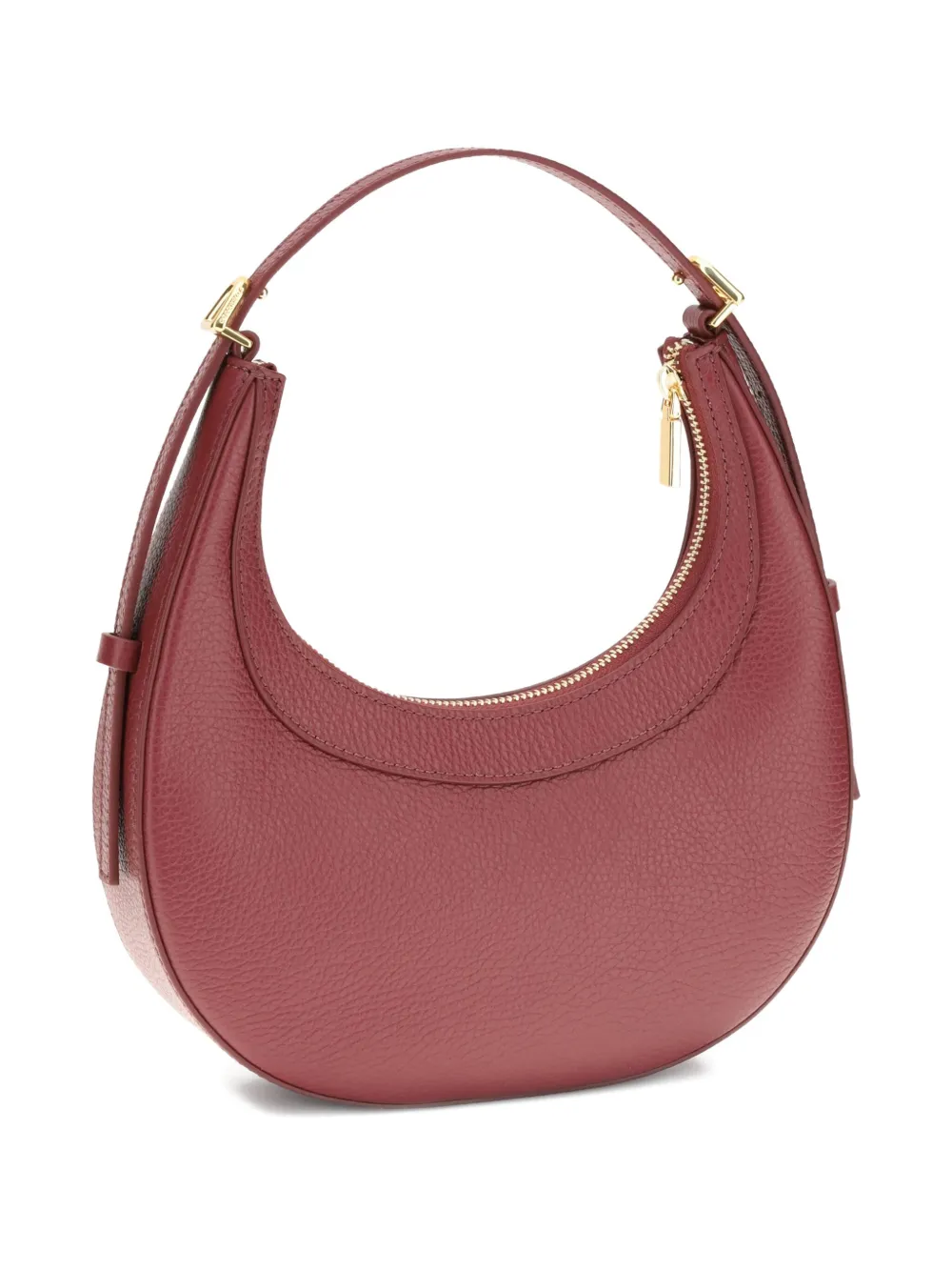 Coccinelle Whisper crescent top-handle shoulder bag - Rood