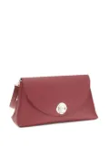 Coccinelle medium Nikla circular-clasp calf-leather shoulder bag - Red