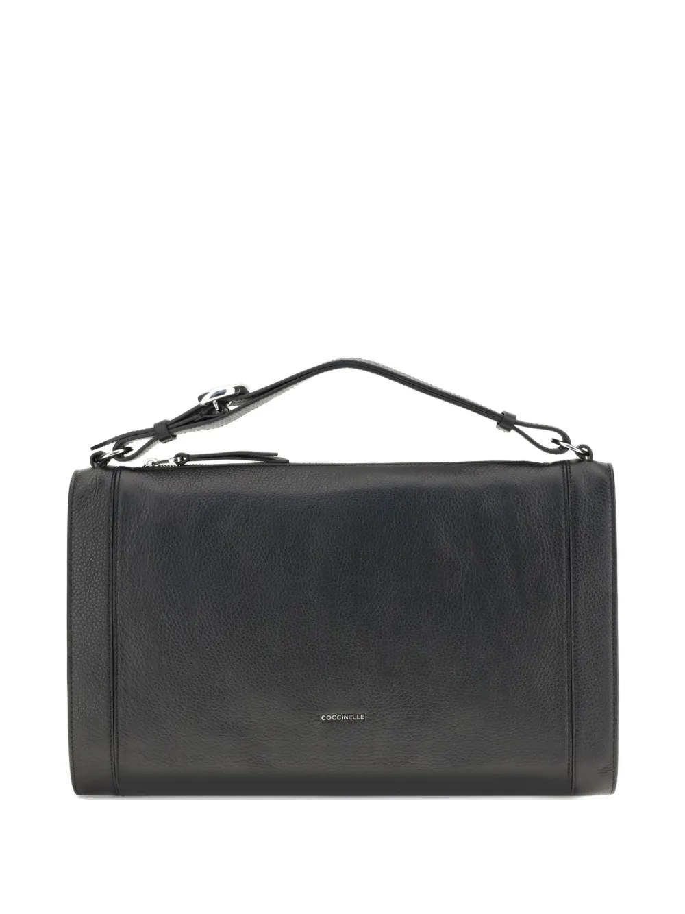 Coccinelle zip-top tote bag Zwart