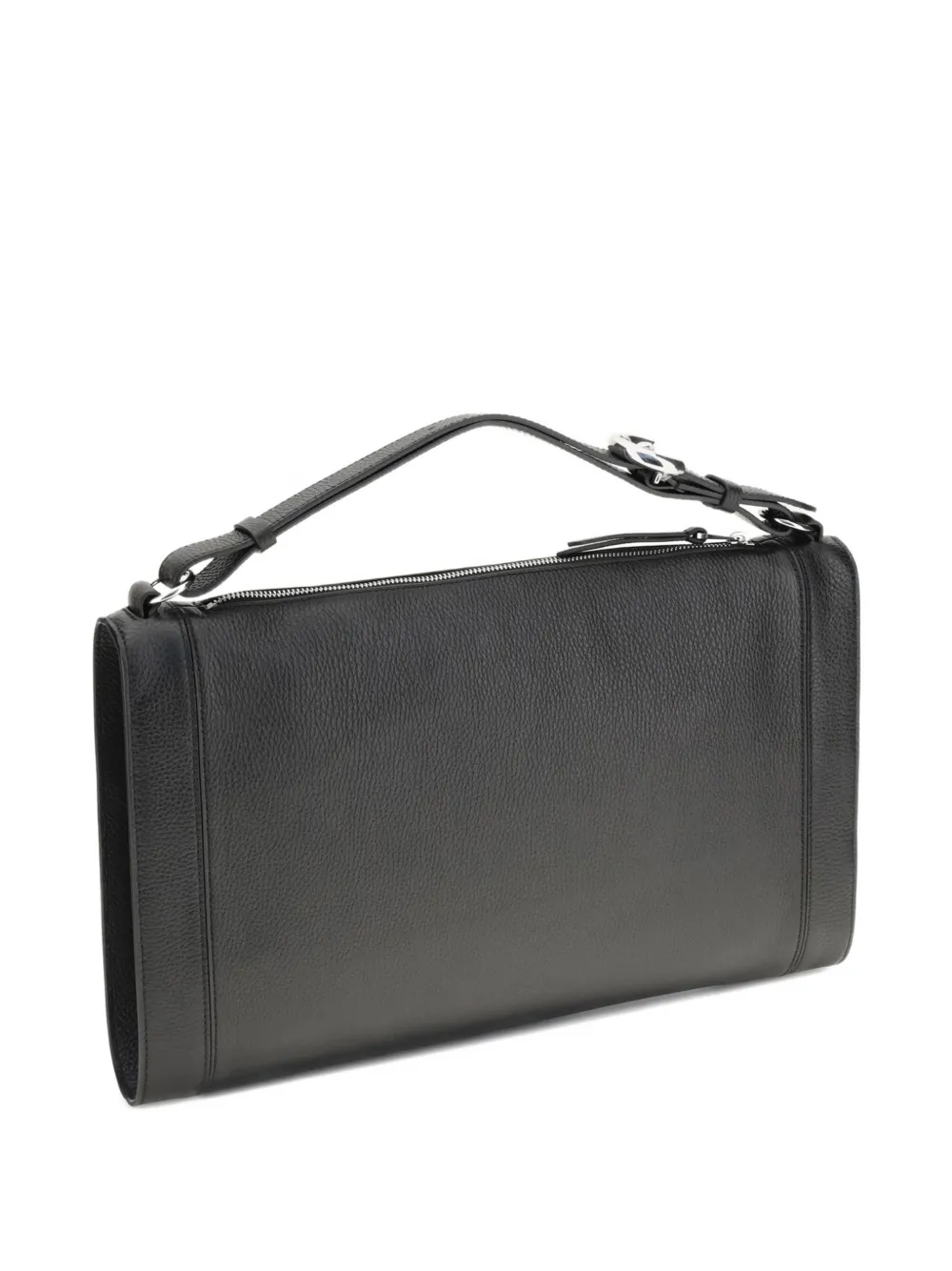 Coccinelle zip-top tote bag Zwart