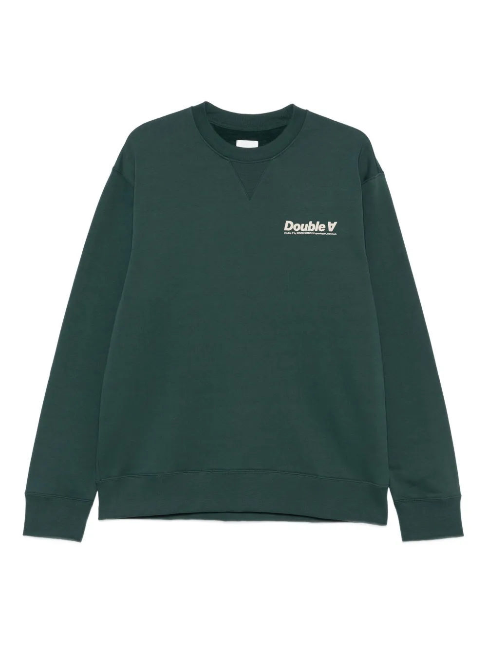 Wood Wood WWJames logo sweatshirt | Green | Image 1
