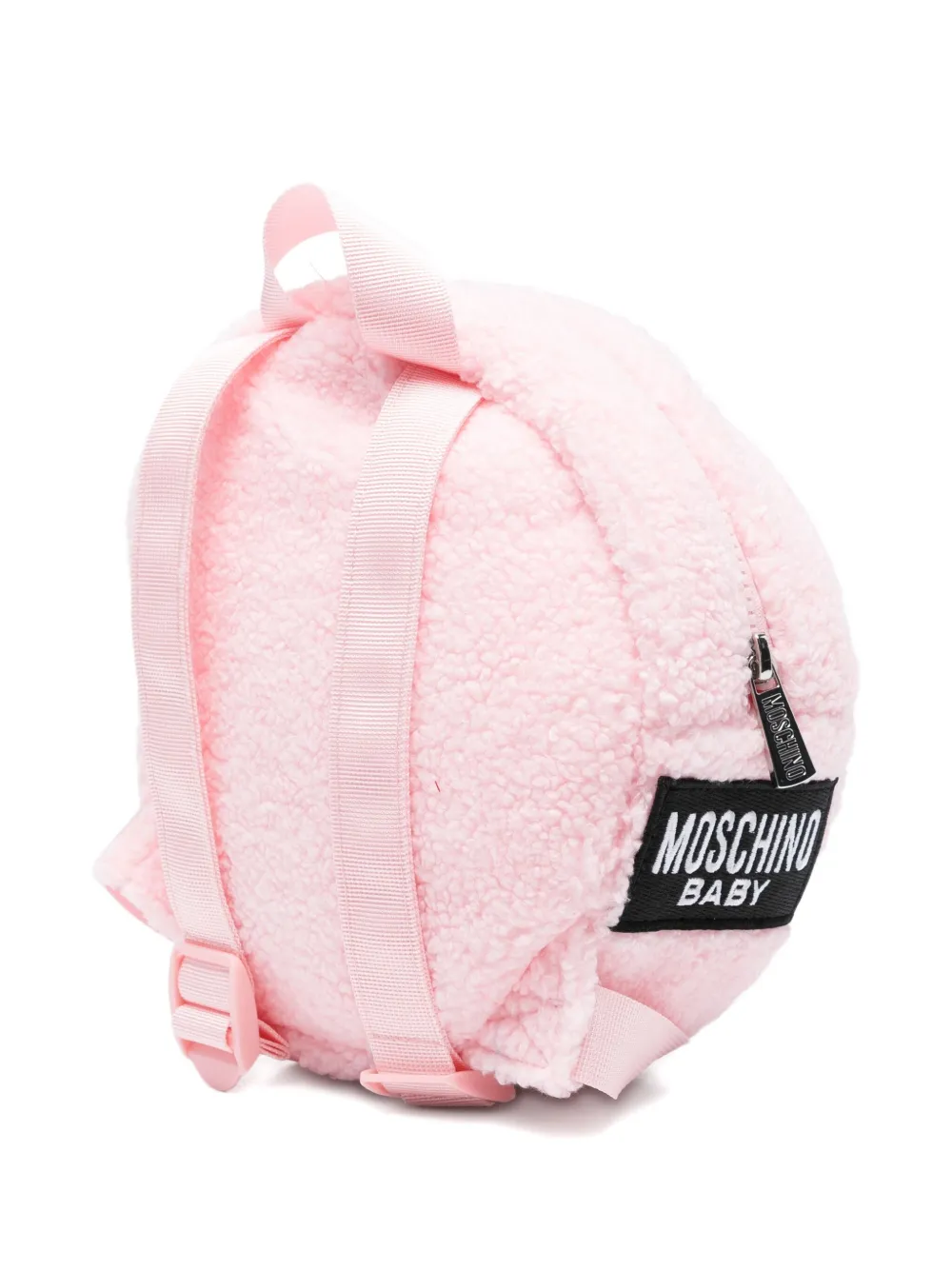 Moschino Kids teddy bear backpack - Roze
