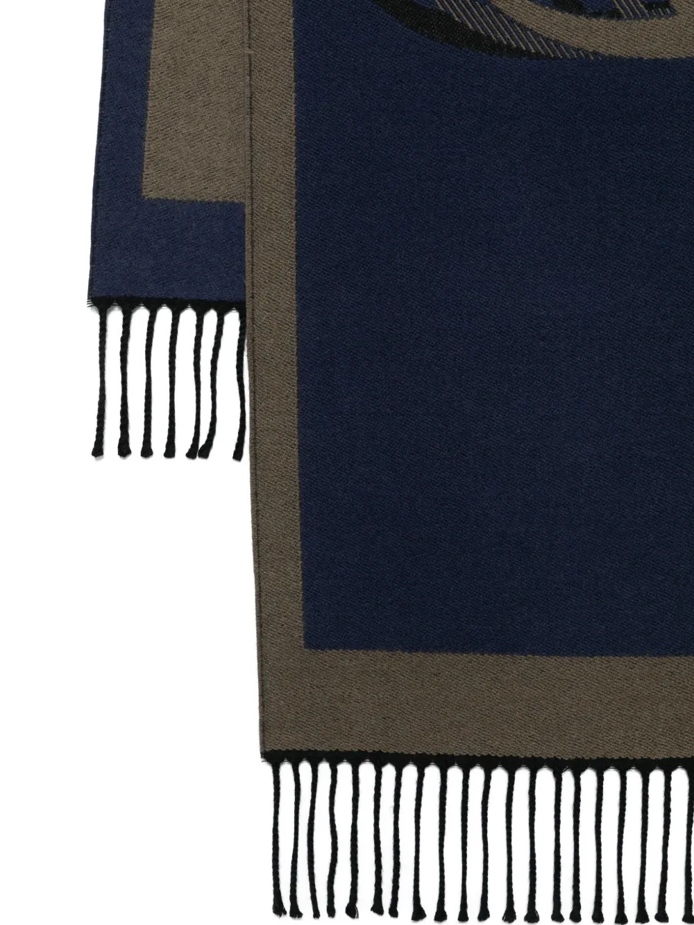 Paul Smith logo-jacquard scarf Blauw
