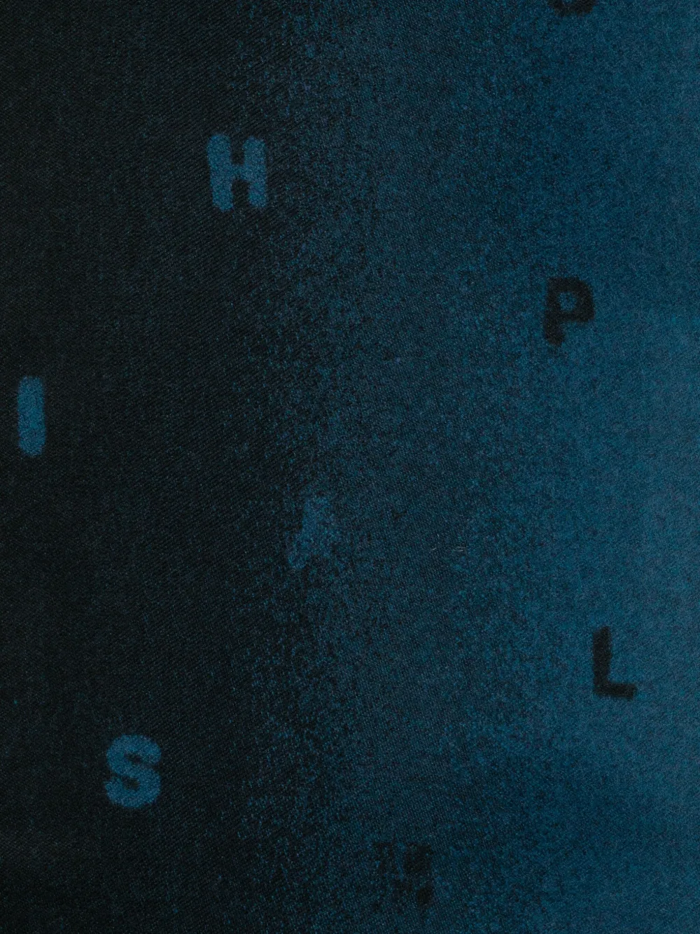  Paul Smith Bufanda Con Logo En Jacquard - Azul 