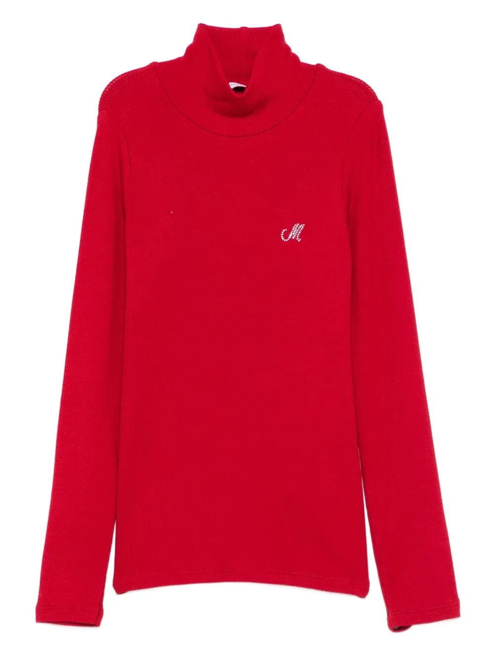 Monnalisa Geribbelde coltrui Rood