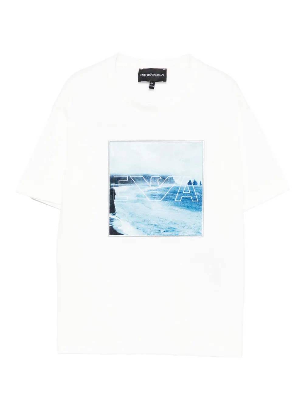 Emporio Ar i Kids print T-shirt Wit