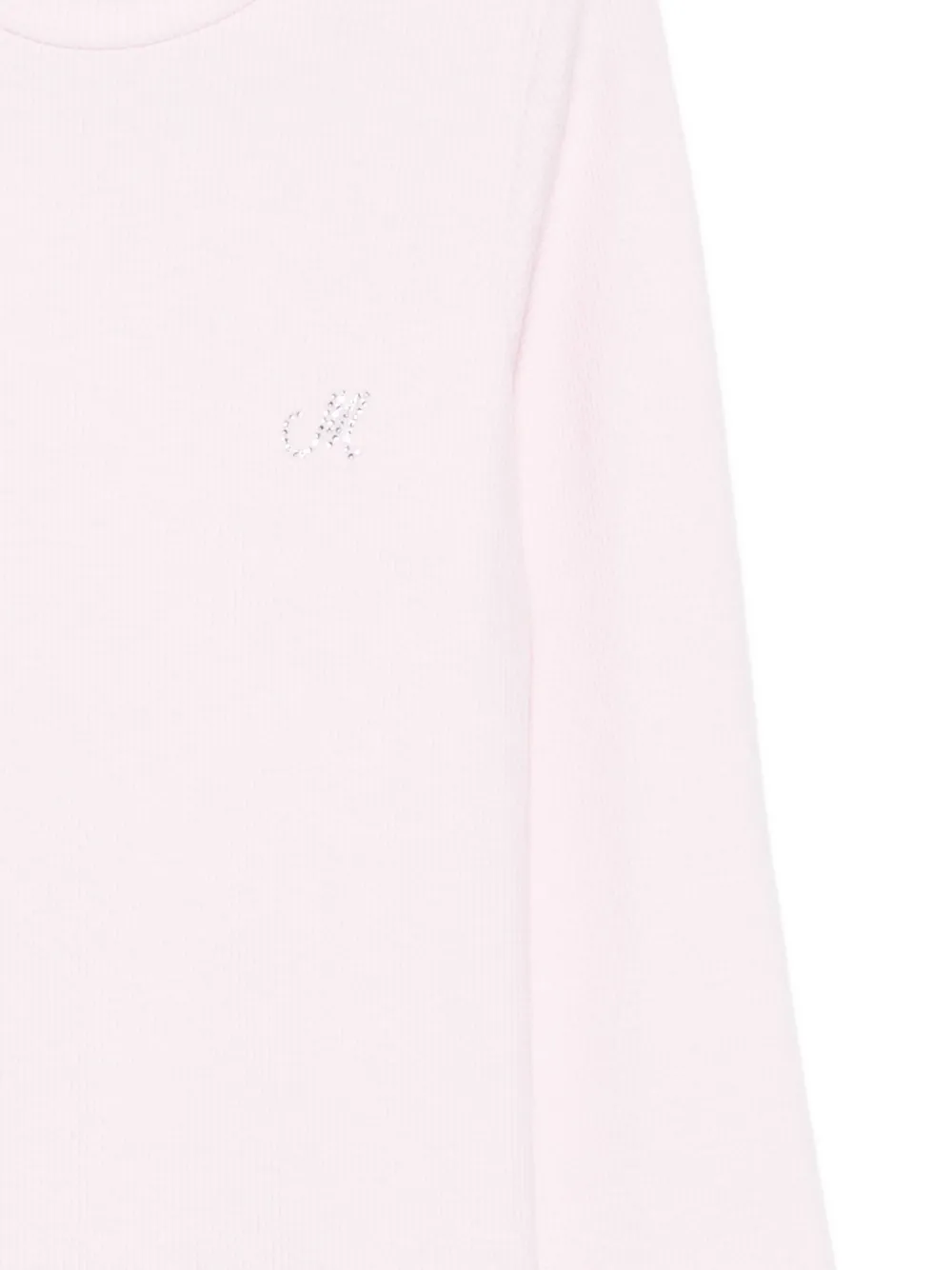 Monnalisa Geribbelde coltrui Roze