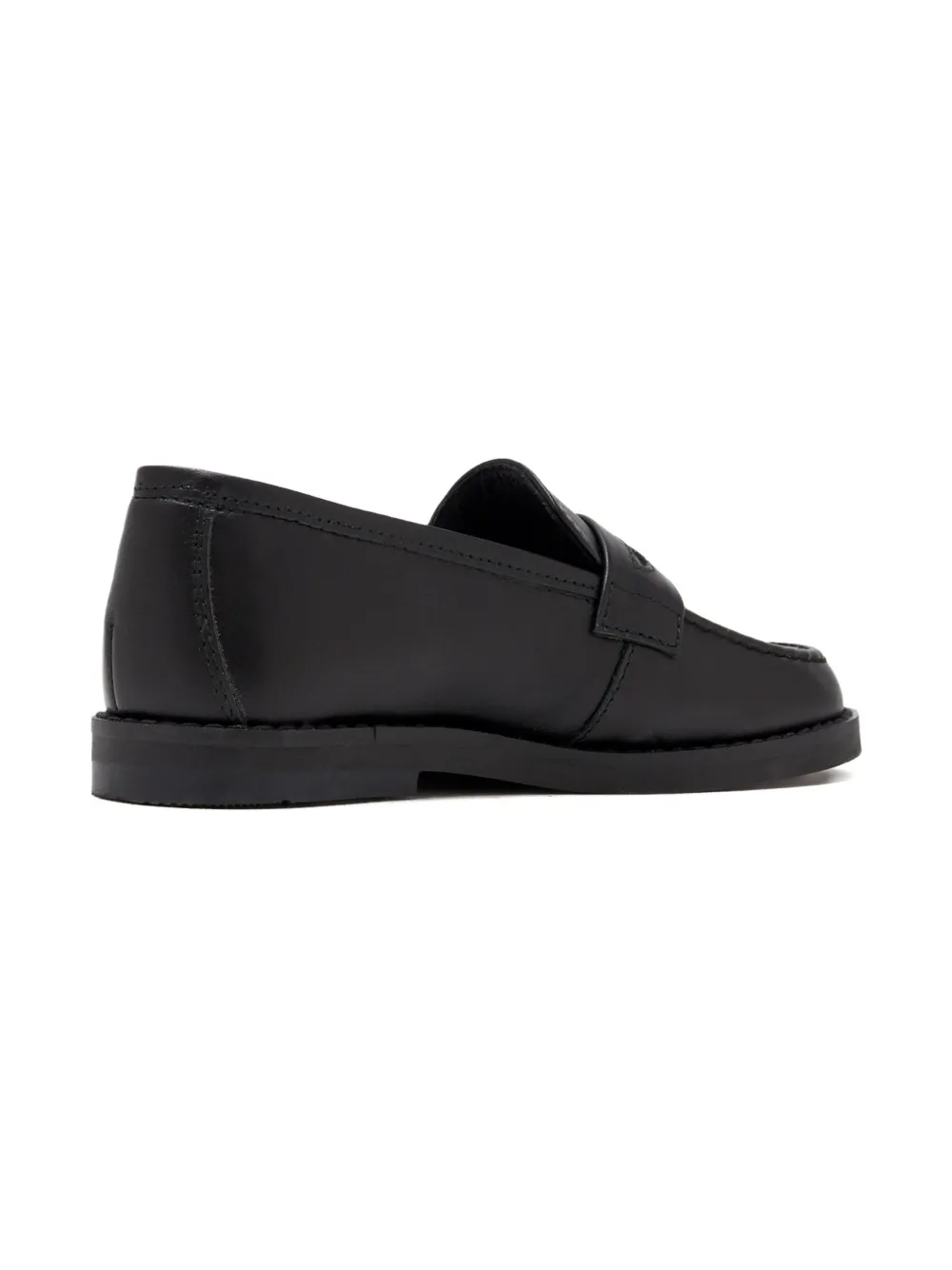 ANDANINES leather penny loafers Black