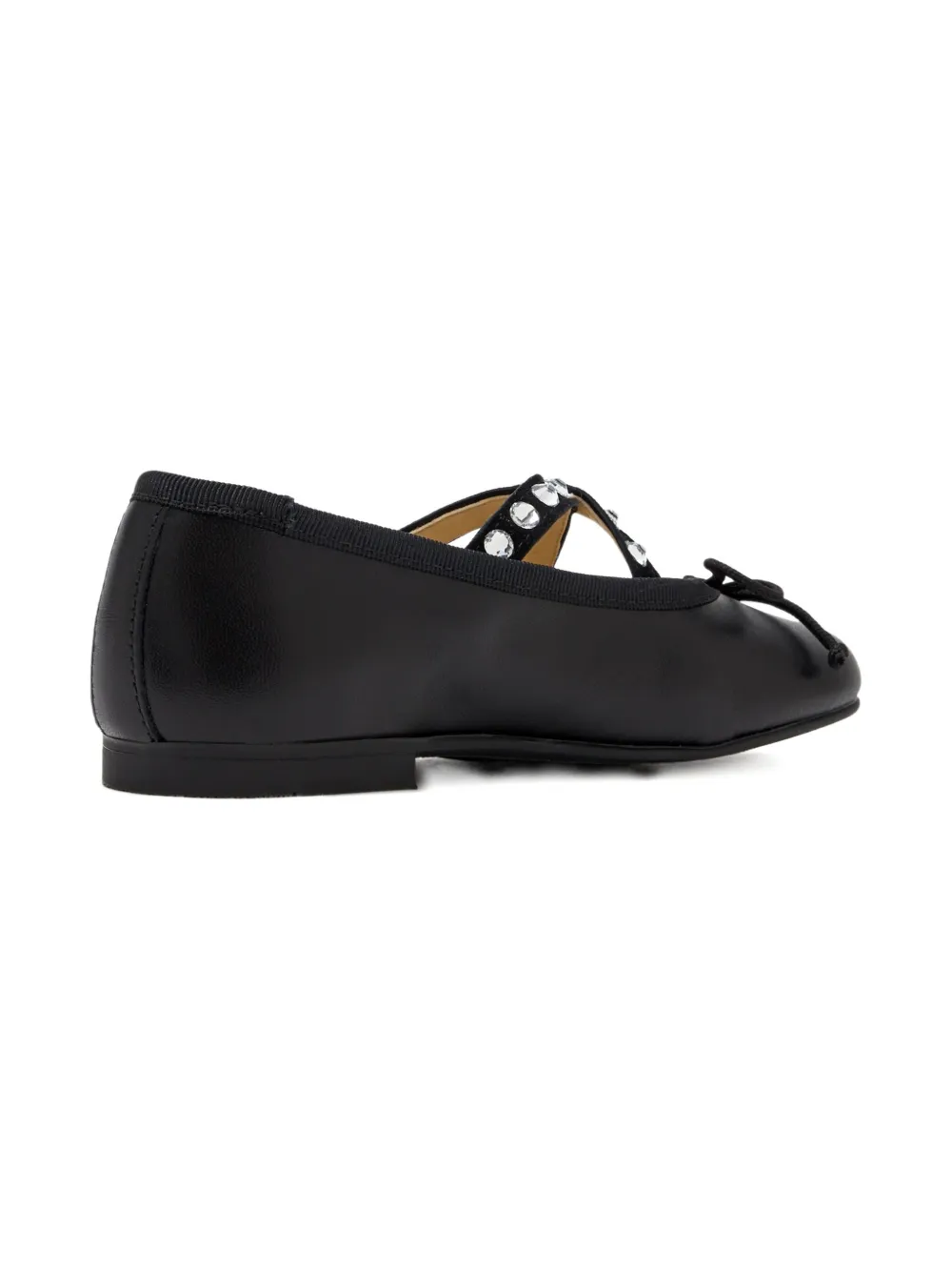 ANDANINES crystal-embellished ballerina shoes - Zwart