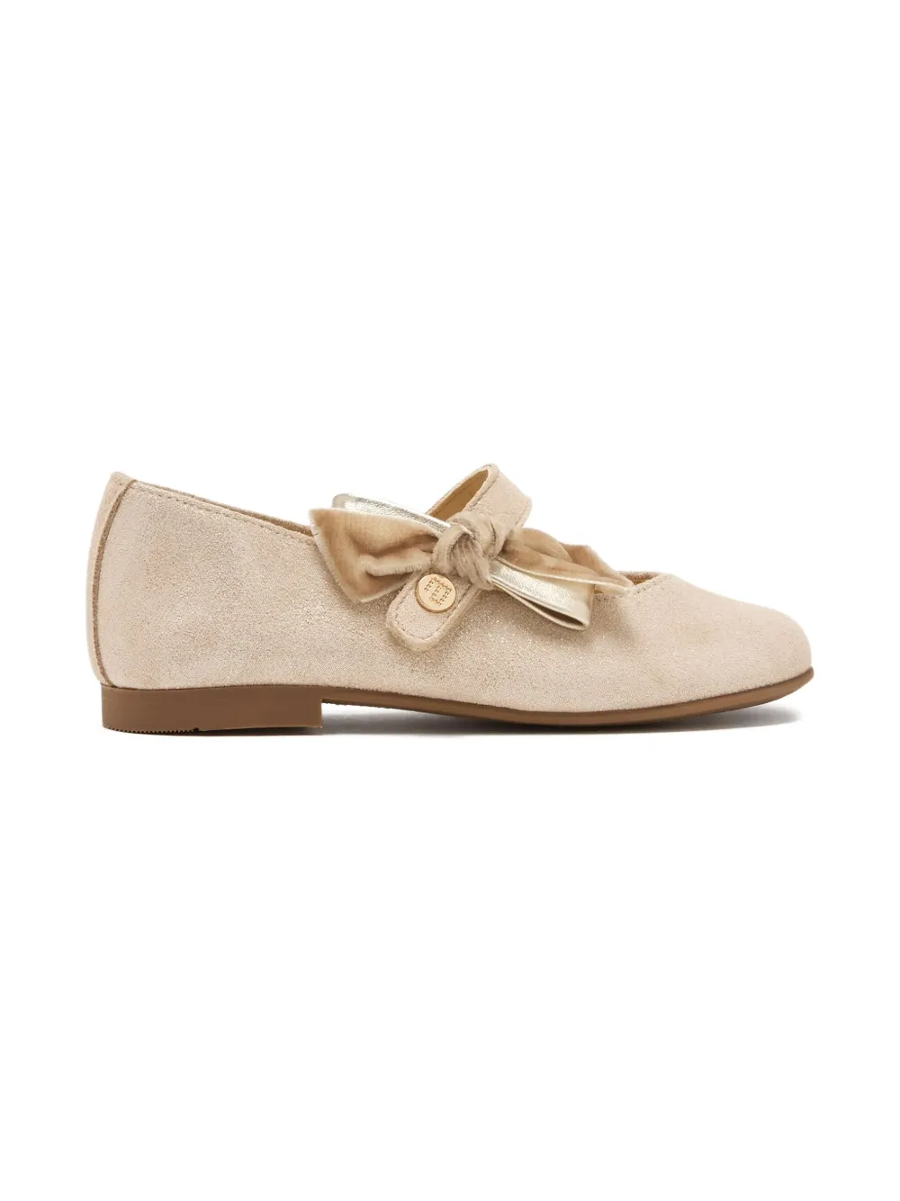 ANDANINES bow-detail ballerinas Neutrals