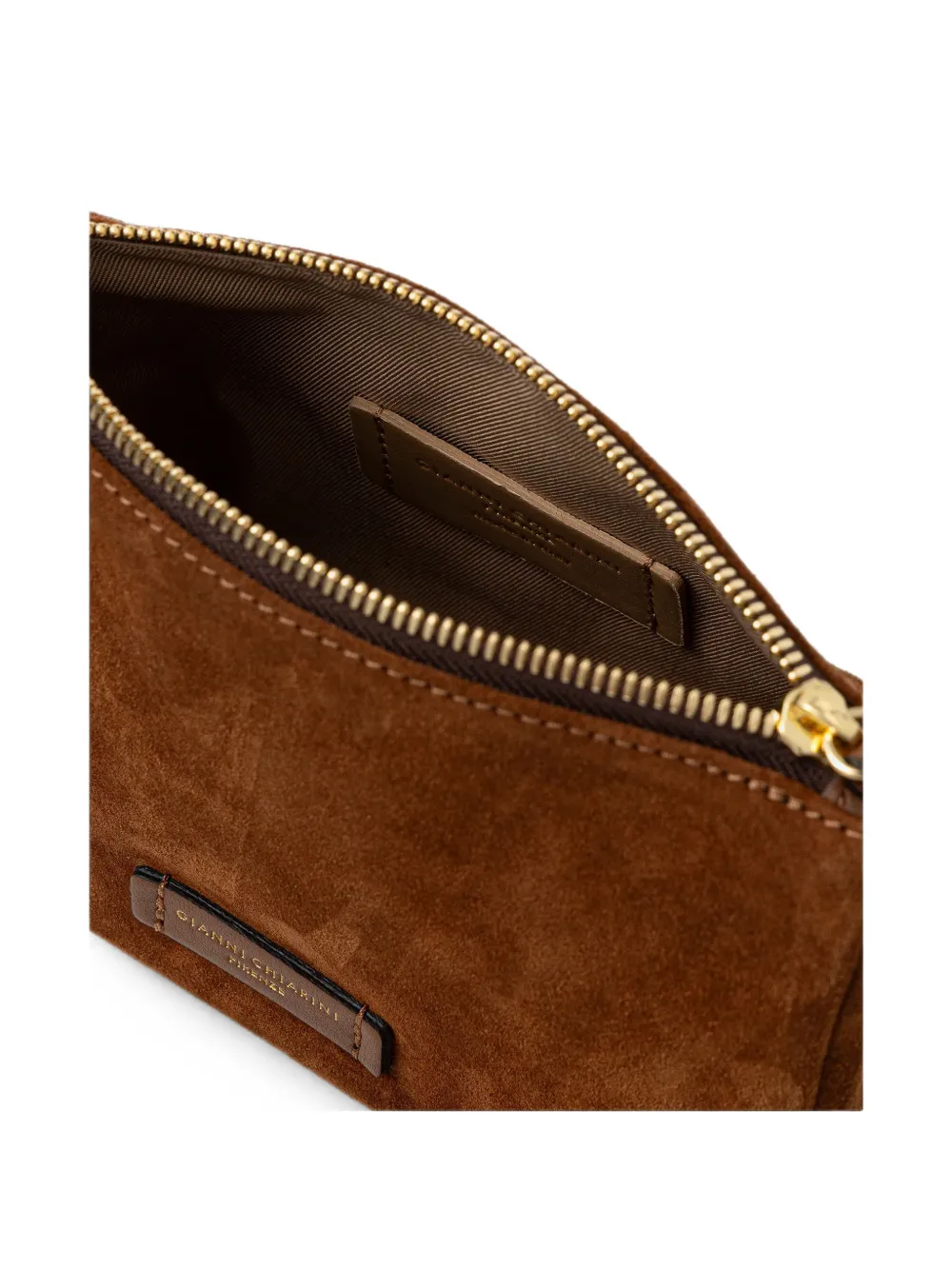 GIANNI CHIARINI Kleine Nora suède buidel Bruin