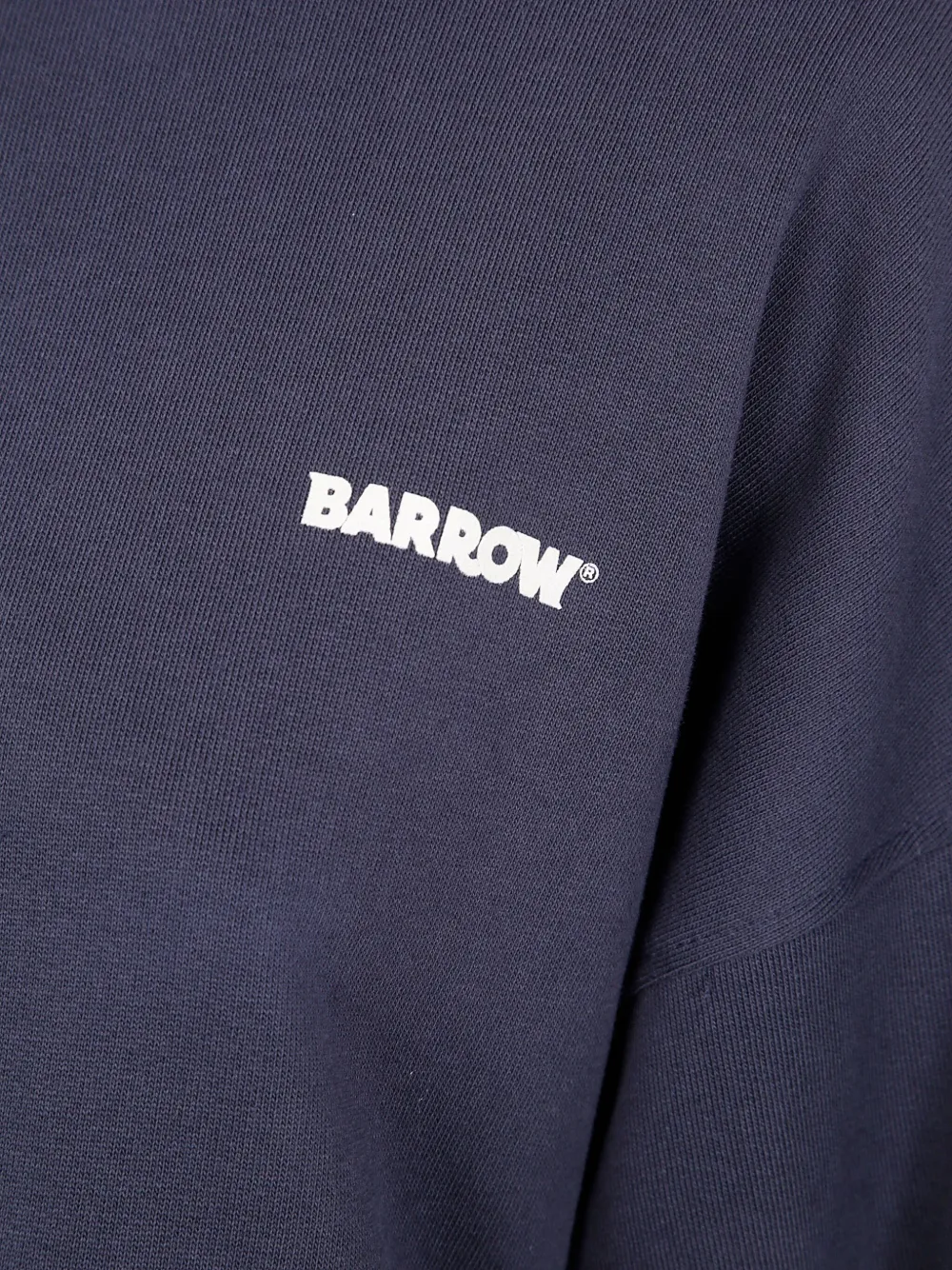 BARROW Hoodie met geborduurd logo Blauw