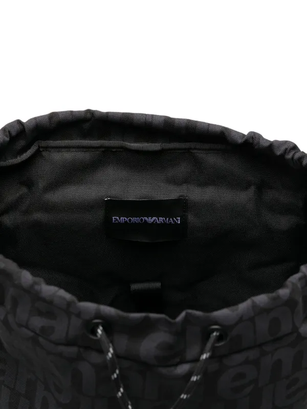 Emporio Armani Kids ロゴ バックパック | ブルー | FARFETCH JP