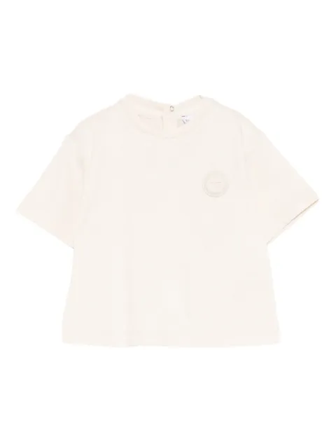 Emporio Armani Kids logo-plaque cotton T-shirt