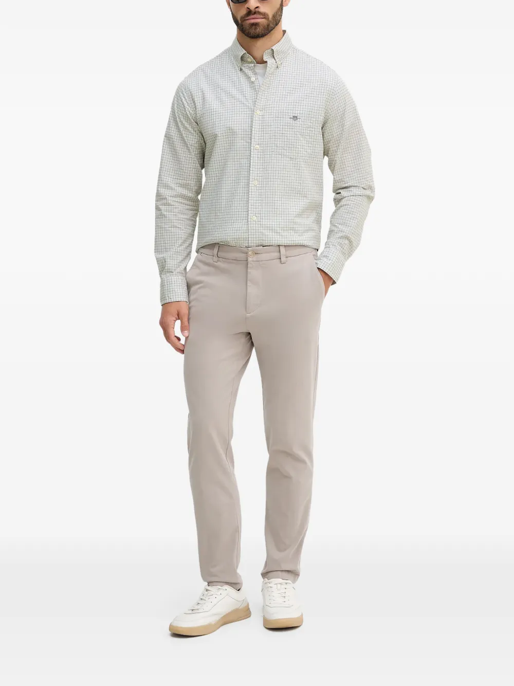 Gant checked Oxford shirt - Beige