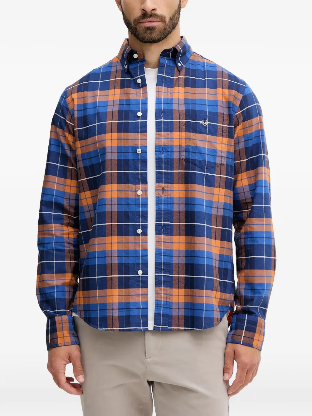 Gant checked Oxford shirt | Blue | Image 1