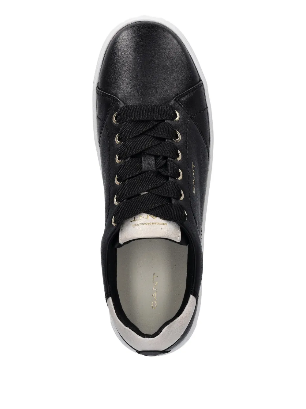 Gant Avino leather sneakers Zwart