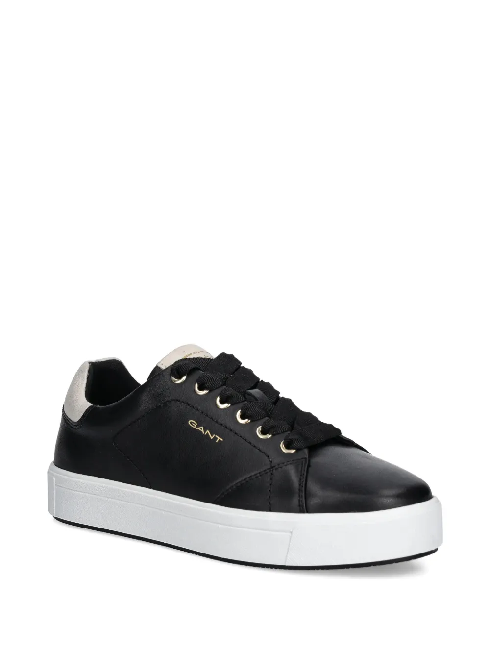 Gant Avino leather sneakers Zwart
