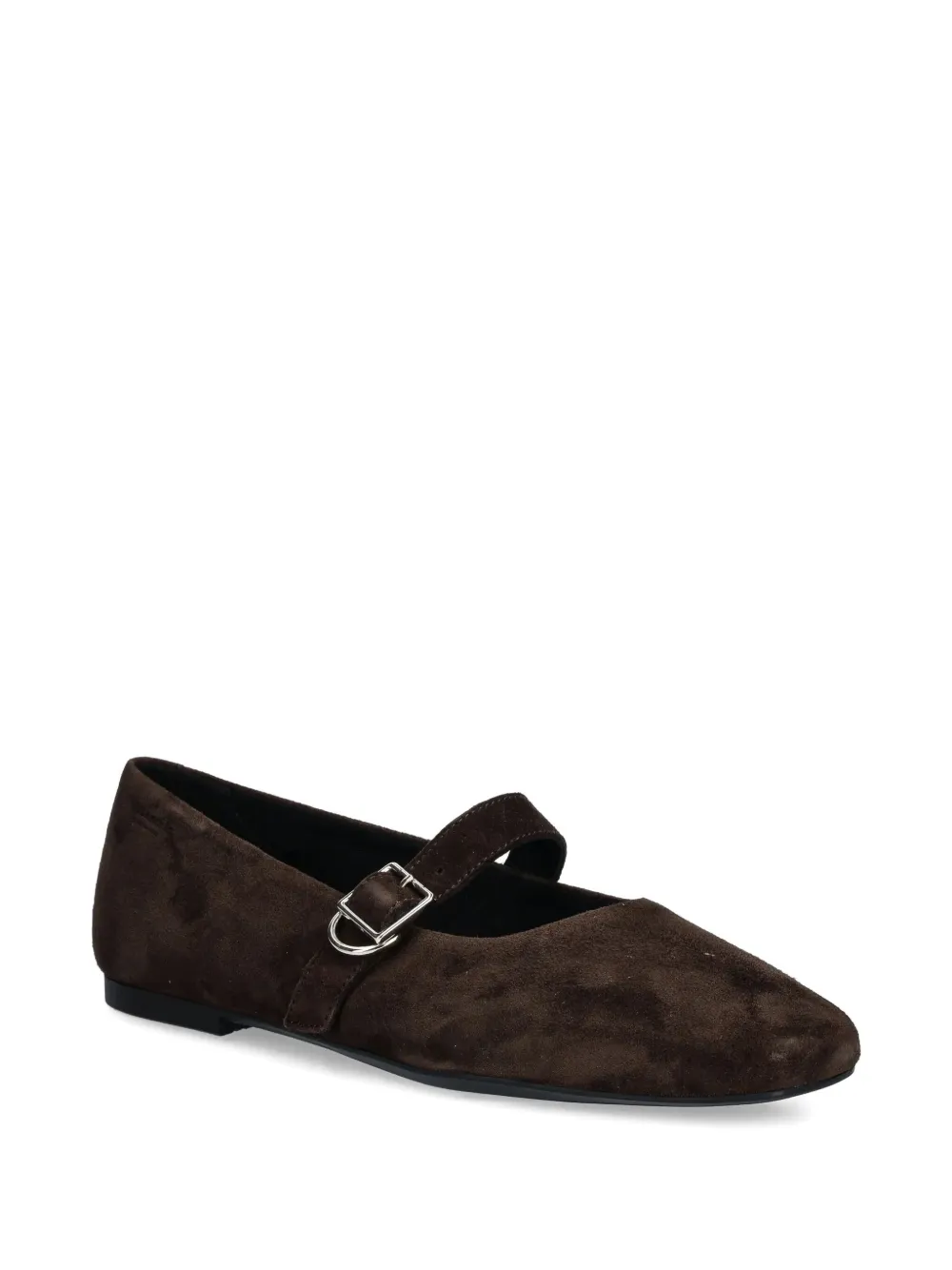 VAGABOND Jolin buckle-strap ballet flats - Bruin
