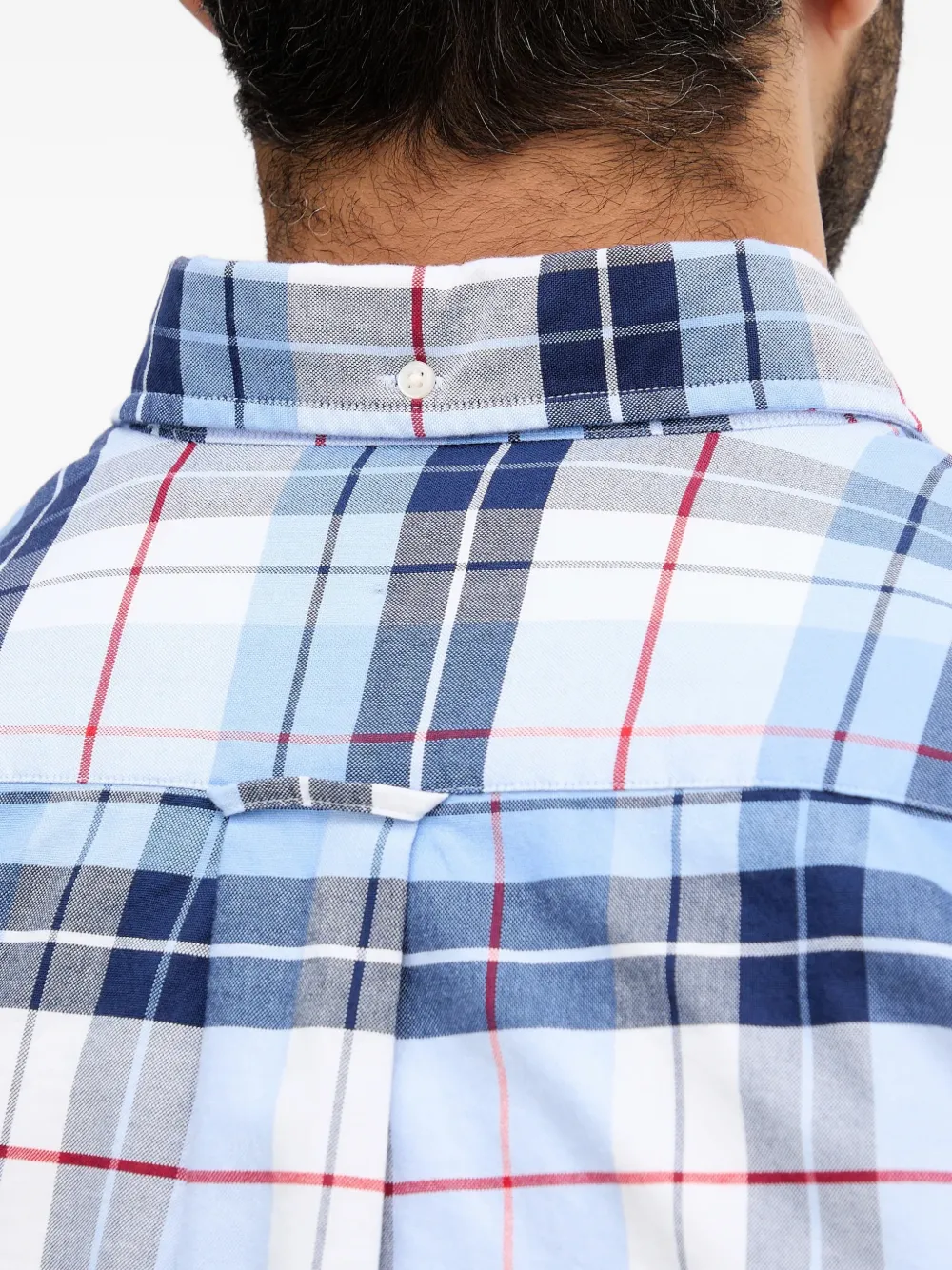 Gant Plaid Oxford Shirt In Blue