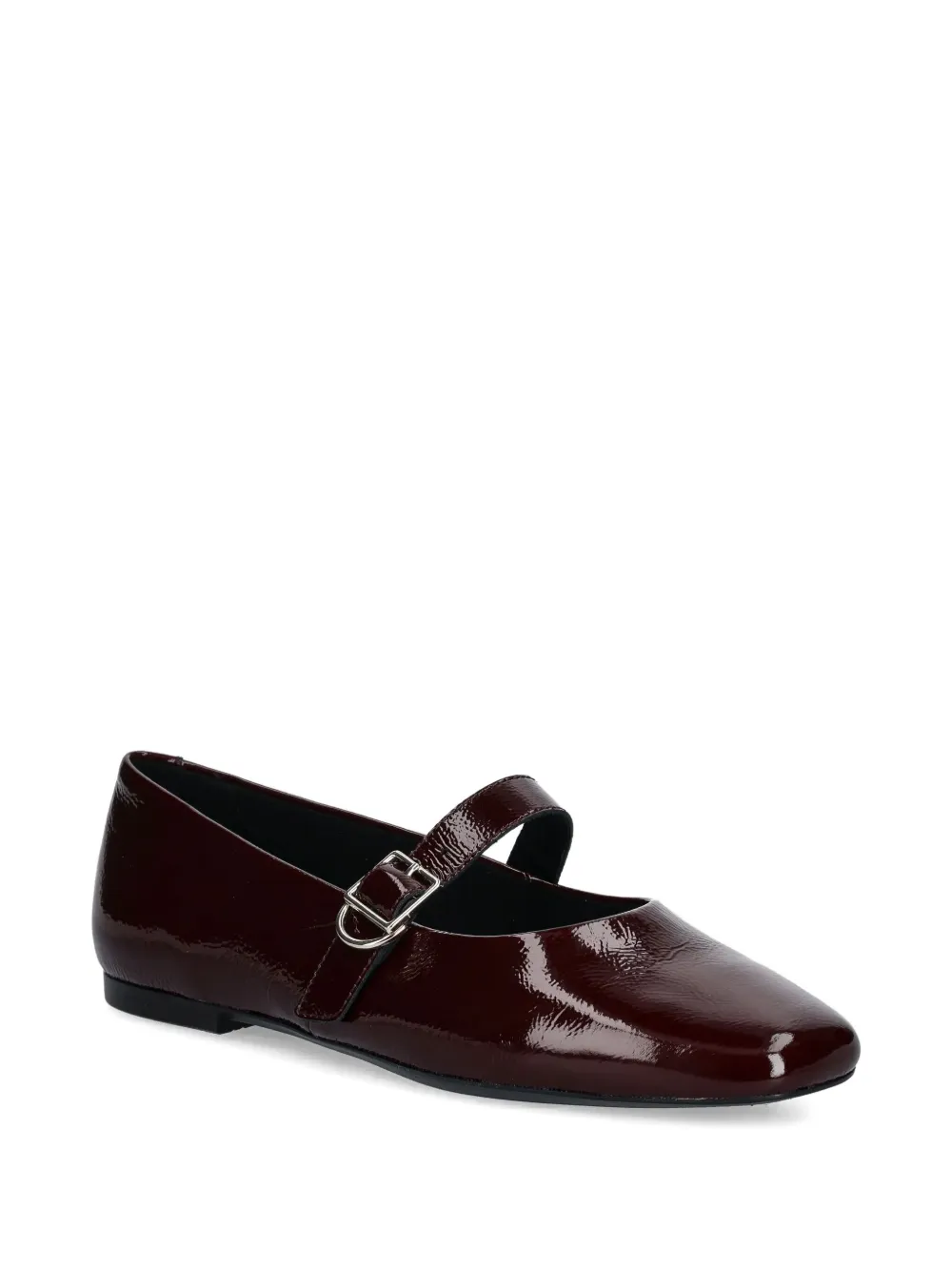VAGABOND Jolin buckle-strap ballet flats - Rood