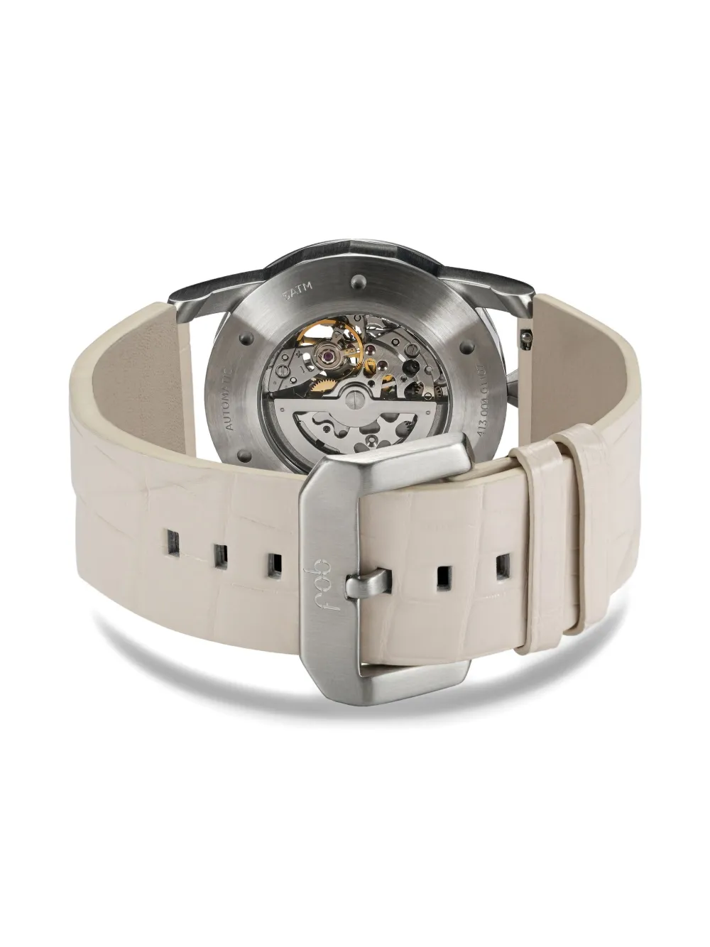 Fob Paris R413 Skeleton 41mm In Silver