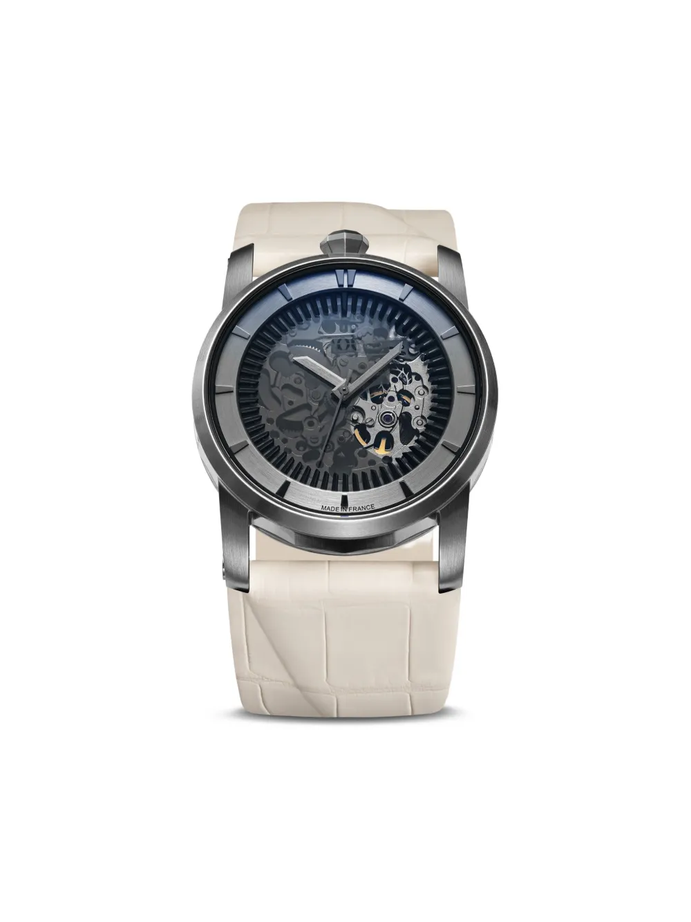 Fob Paris R413 Skeleton 41mm - シルバートーン Fob Paris R413 Skeleton 41mm - シルバートーン