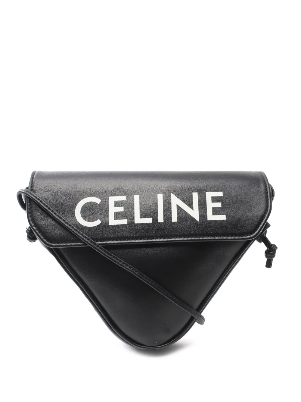 Céline Pre-Owned 2018-2025 Smooth Calfskin Logo Triangle crossbody bag Céline Pre-Owned 2018-2025 Smooth Calfskin Logo Triangle crossbody bag