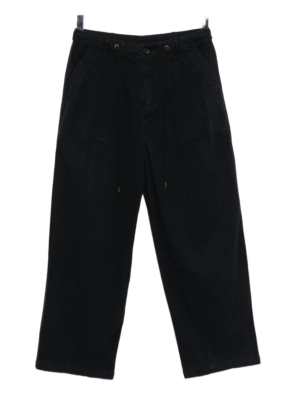 James Perse Drawstring-waist Trousers In Blue