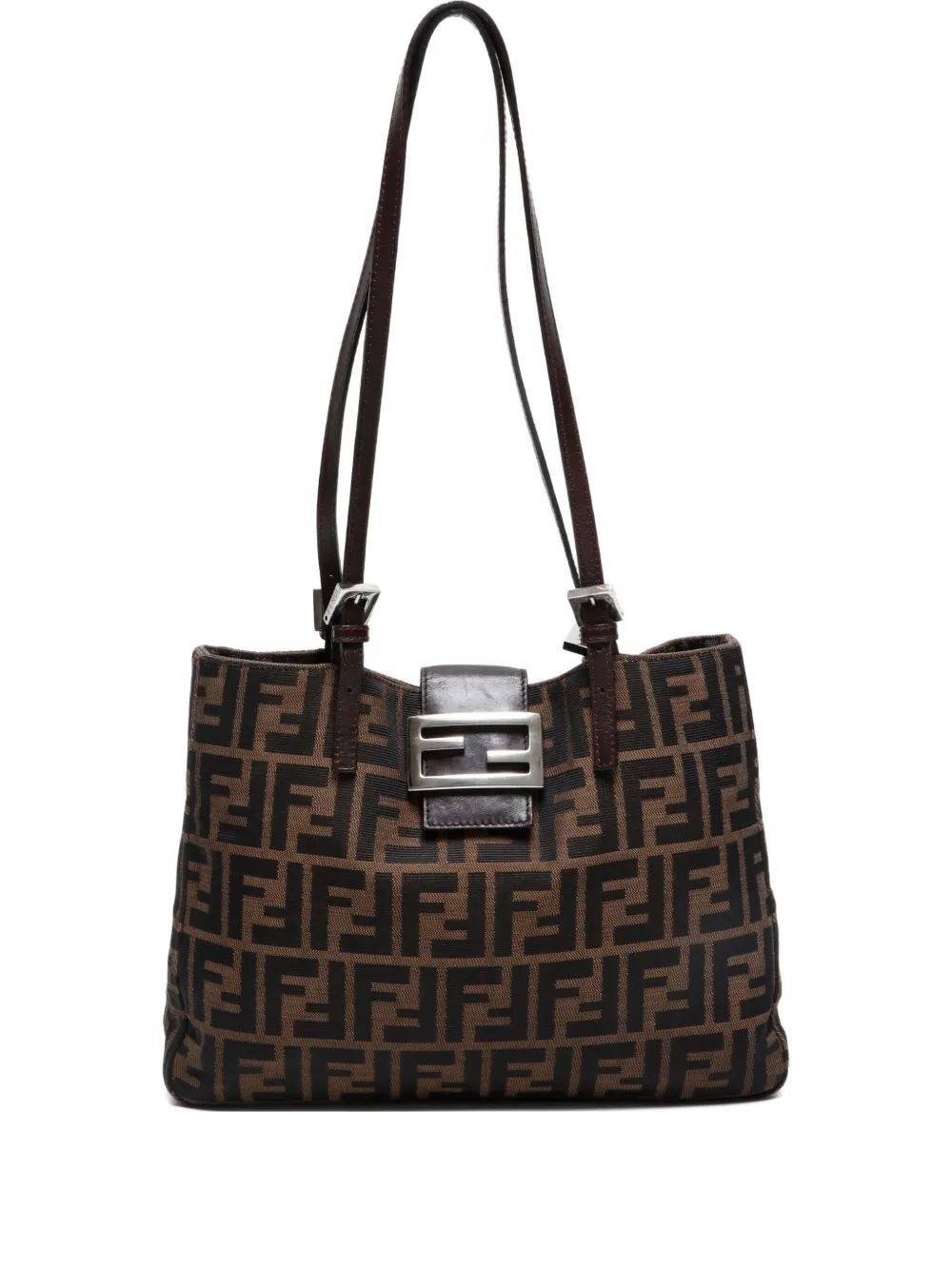 Fendi Pre-Owned 1990-2000s Zucca shoulder bag | Brown | Image 1