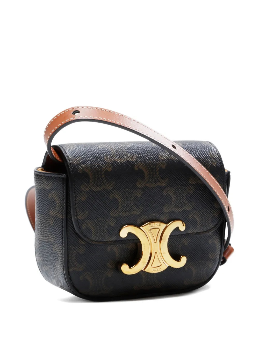 Pre-owned Celine 2025 Mini Claude Shoulder Bag In Brown