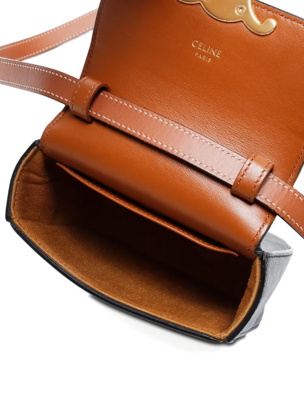 Pre-owned Celine 2025 Mini Claude Shoulder Bag In Brown