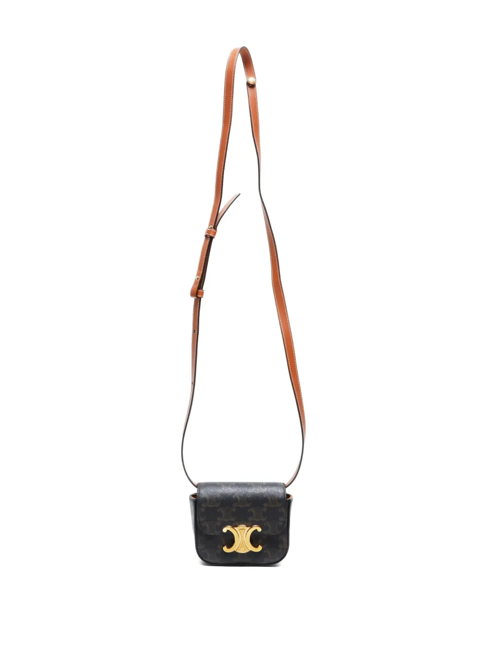 Pre-owned Celine 2025 Mini Claude Shoulder Bag In Brown