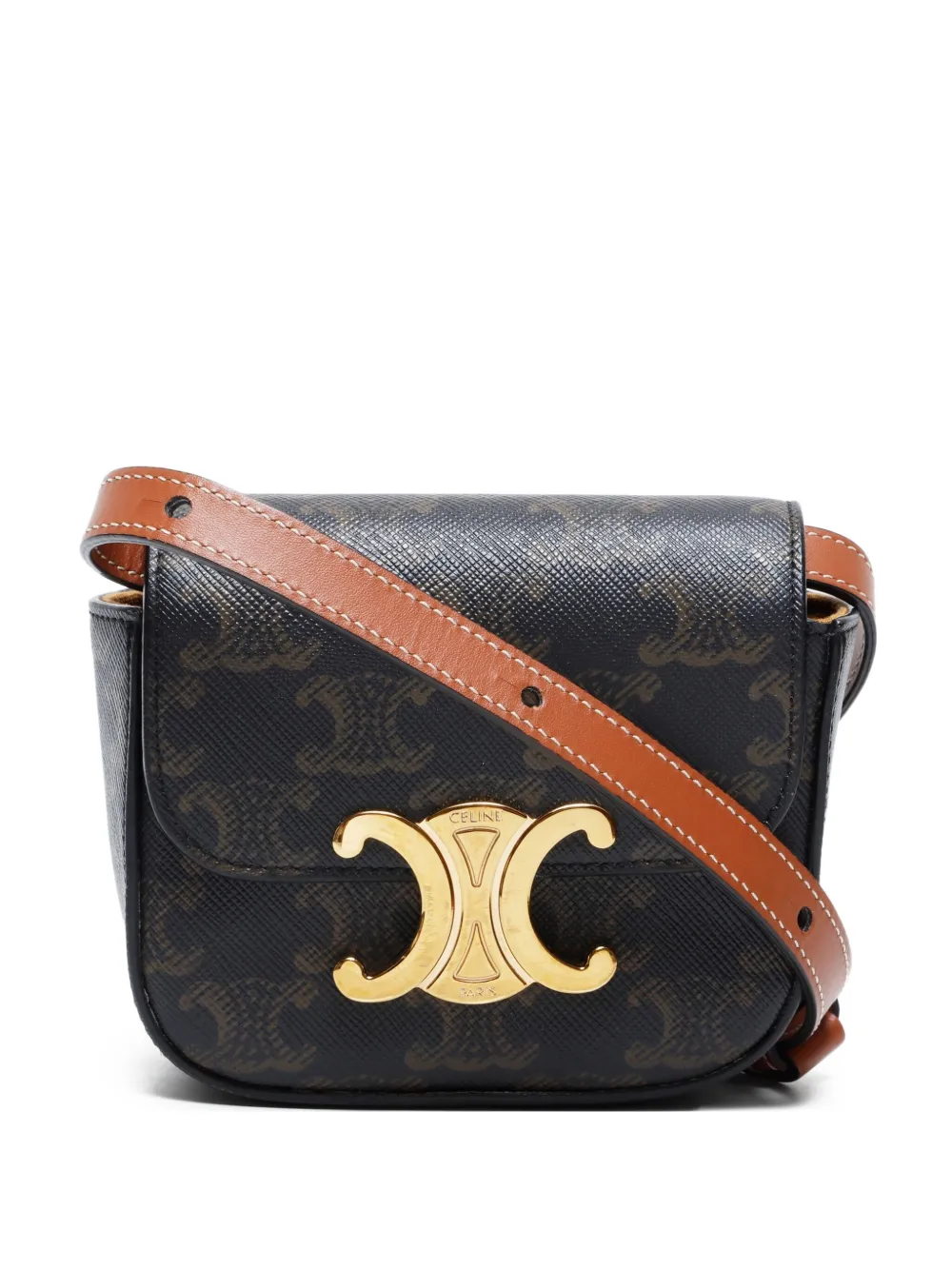 Celine Pre-Owned 2025 mini Claude shoulder bag | Brown | Image 1