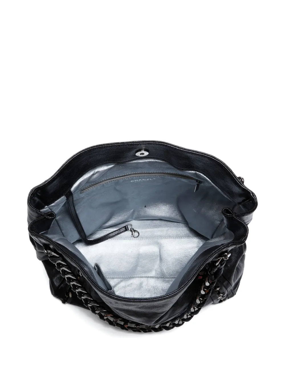 CHANEL ブラックレザー ボディバッグ CHANEL 極美品ブラック レザー ボディバッグ*~· - メルカリ