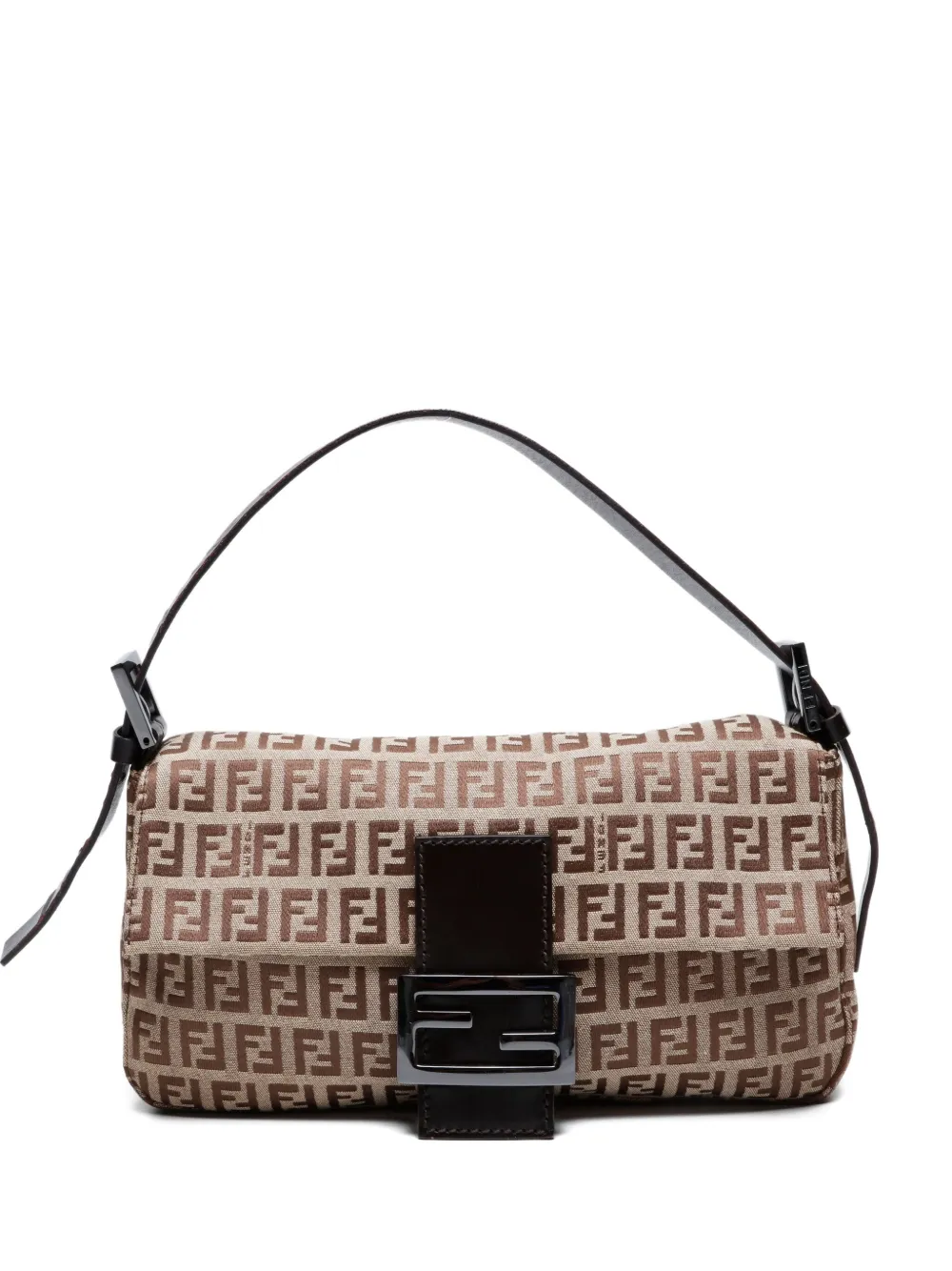 Fendi Pre-Owned 2000-2015 Zucchino Baguette bag | Brown | Image 1
