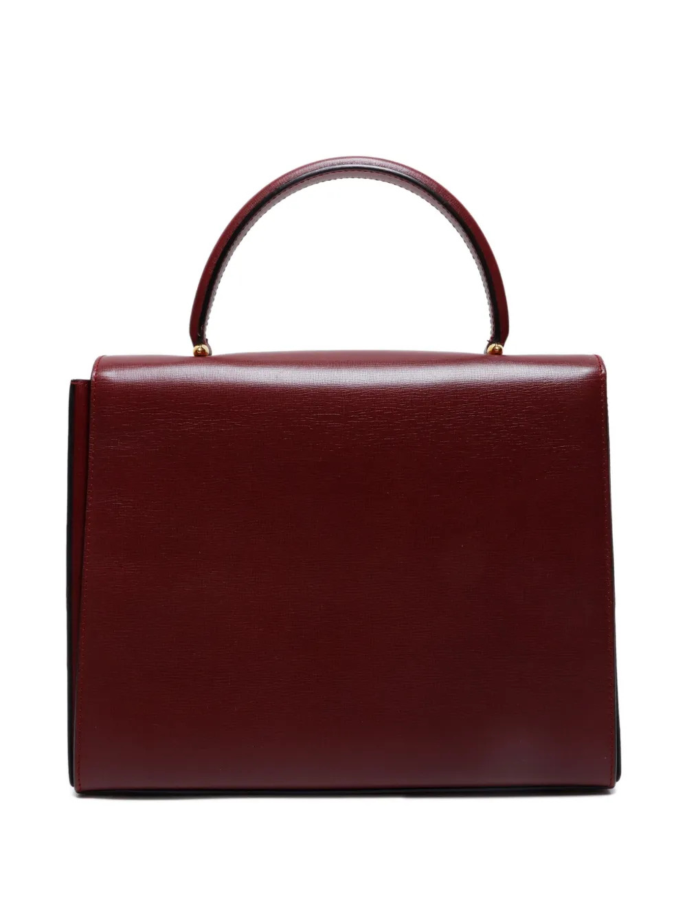 Pre-owned Cartier 1980-1990s Leather Handbag In Red