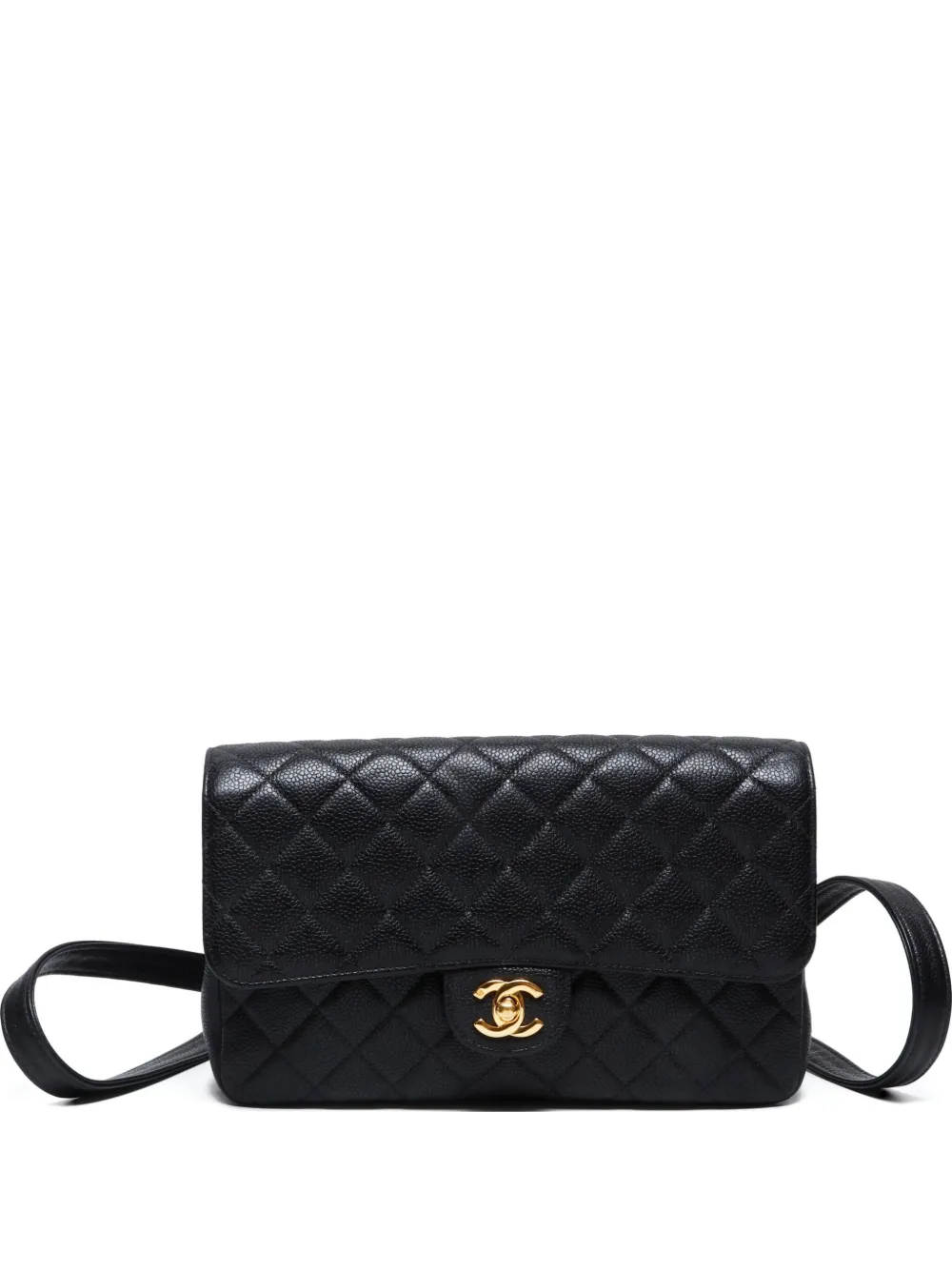 CHANEL Pre-Owned 1996-1997 quilted flap backpack | Black | Image 1