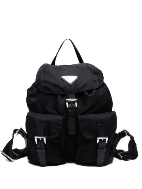 Prada Pre-Owned 2010-2024s buckled backpack