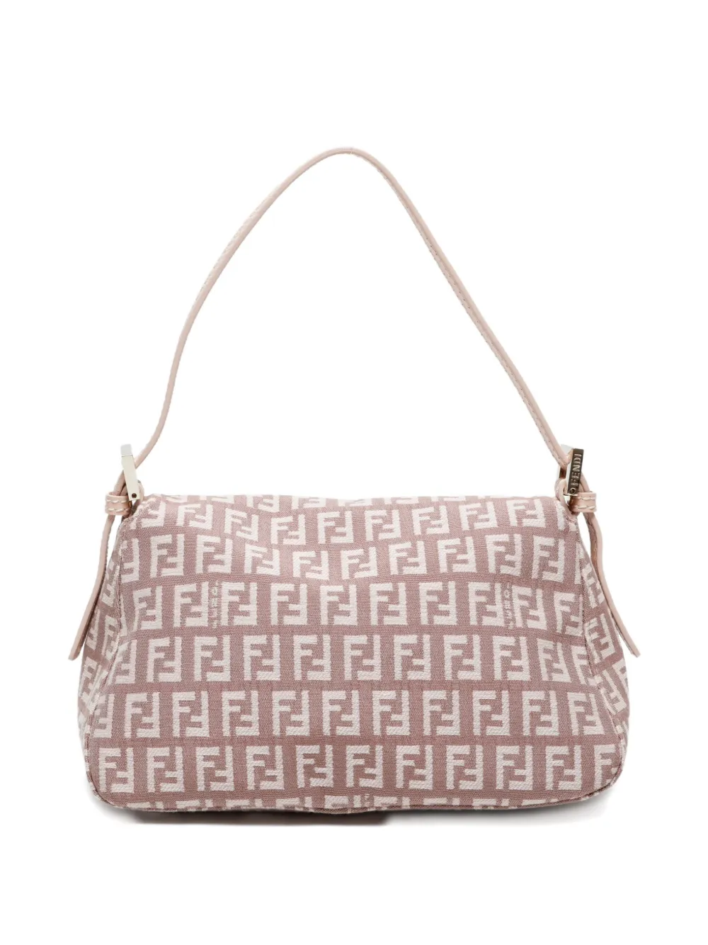 Pre-owned Fendi 2000-2015s Zucchino Mamma Shoulder Bag In Pink