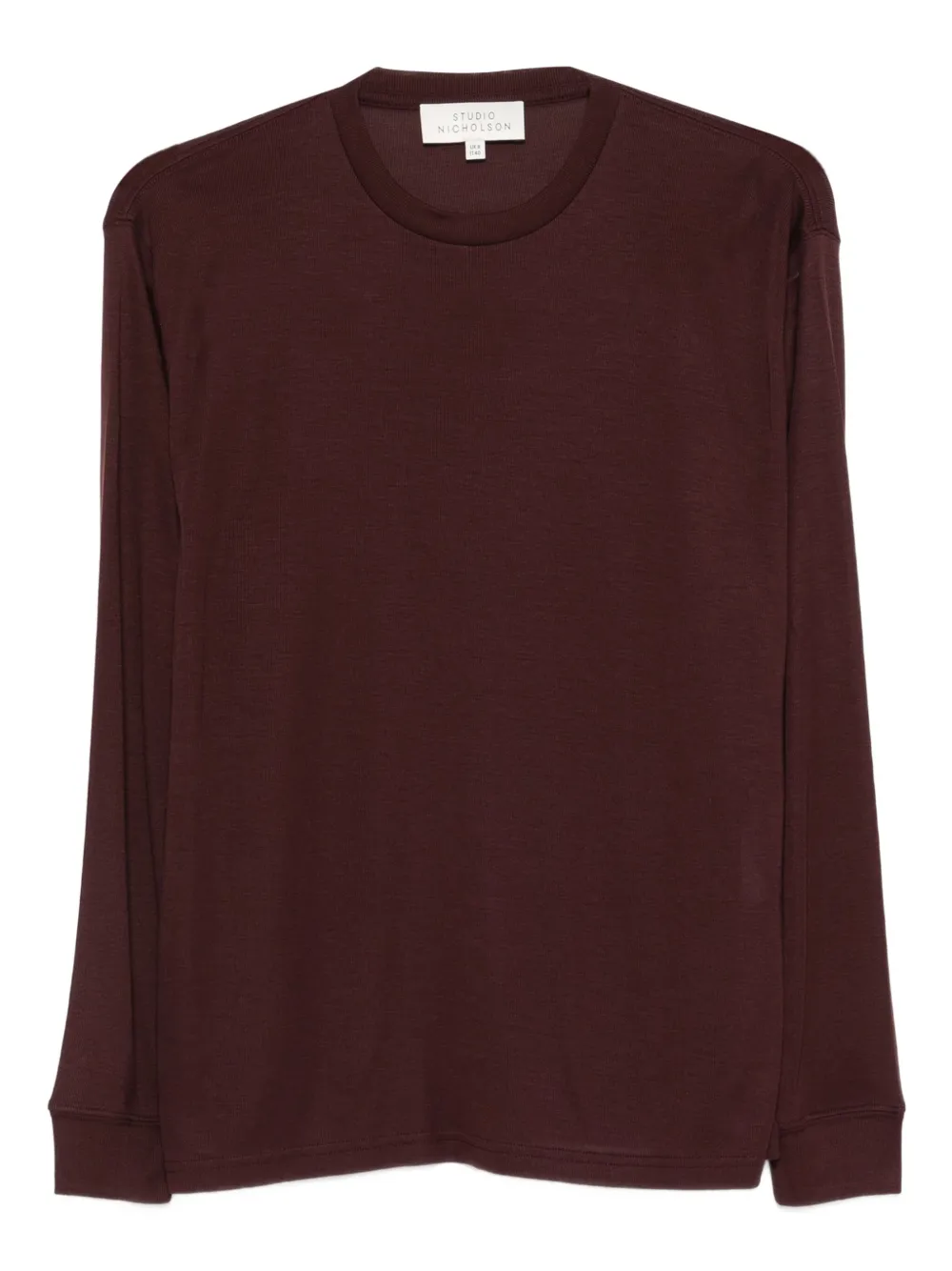 Studio Nicholson Simmons long-sleeve t-shirt | Red | Image 1