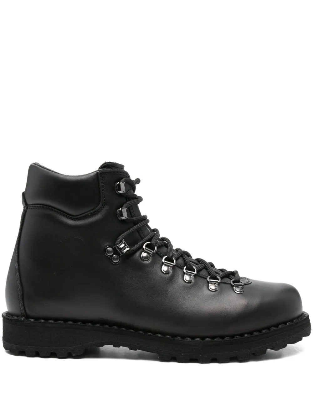Diemme lace-up leather boots Black