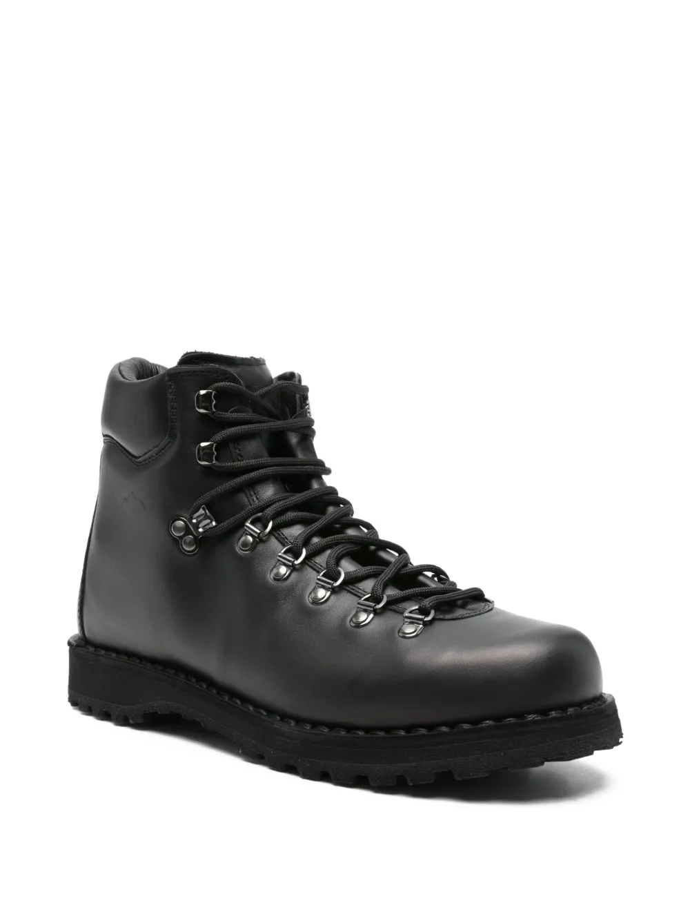 Diemme lace-up leather boots Black